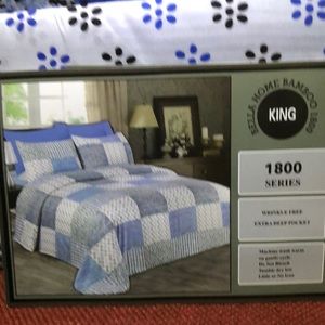 Bella Home Bamboo Sheets 1800 series 6 pc set King